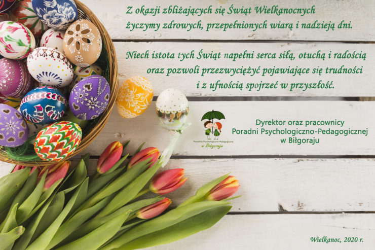 życzenia wielkanocne 2020 - trzecia wersja