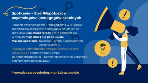 Spotkanie - Sieć współpracy psychologów i pedagogów szkolnych 2024