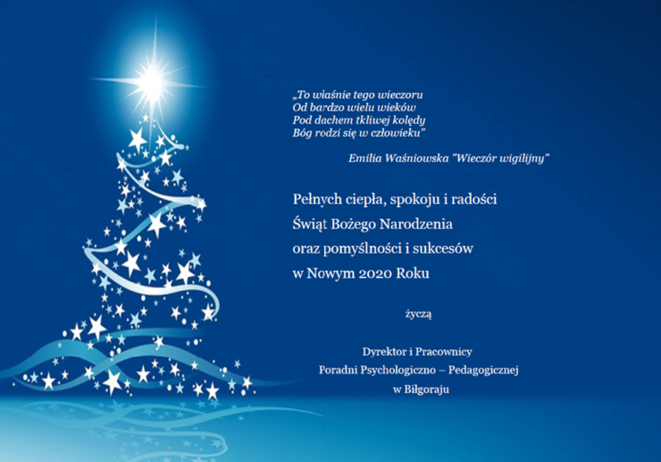 zyczenia - Boże Narodzenie 2019