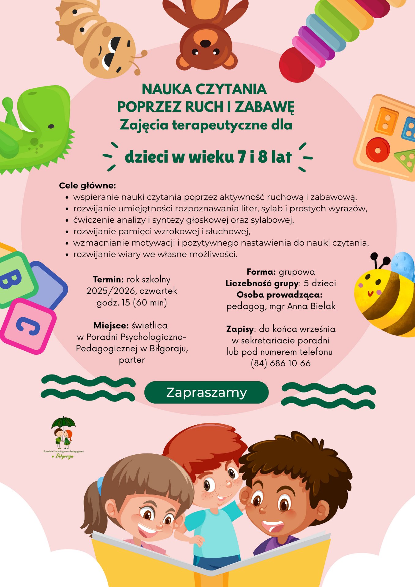 Nauka czytania dla dzieci w wieku 7-8 lat